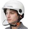 TYUKXJH Casco Mezzo Viso - Casco Aperto, Apertura Rapida Stile Retro per ATV Scooter Uso Donna Uomo Giovani Appassionati Outdoor