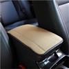 CGEAMDY Cuscino per bracciolo Auto in Pelle Copertura per Console Centrale per Bracciolo, Accessori Confortevoli per Seggiolini Auto per la maggior parte delle Automobili, Moto e SUV (Beige)