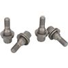 Generic Compatibile Con Peugeot 206 1998-2013 2014 2015 2016 4 Pezzi Bulloni Esagonali Per Ruota Esagonale Da 17 Mm Per Auto 540567 Borchie Dadi Per Pneumatici Bulloni Ruota