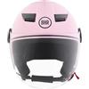 BHR Casco Moto Bambino, Casco Demi-Jet 841 CHILD, Rosa Metallico, L