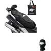 farbrothersonline COMPATIBILE CON YAMAHA X-MAX 300 AB TELO COPRISELLA IMPERMEABILE ANTIPOLVERE KS210 CON BORDO ELASTICO E CINGHIA DI FISSAGGIO REGOLABILE COPERTURA UNIVERSALE 114X53CM