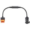 DJI Cavo di alimentazione con spina per caricabatteria da auto Power SDC (12 V), cavo di ricarica per auto "