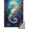 UVTMWVTCUSIQ Cavalluccio Marino Puzzle 1000 Pezzi Carta per Adulti Barriera Corallina Set Puzzle 1000 Pezzi Relax Decorazione Casa Regalo 70x50cm/1000pcs