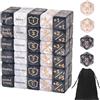 Peevisap 64 PCS Dadi segnalini magic; Parole Chiave Abilità; -1/+1 Vita; Compatibile con Accessori MTG CCG Giochi di Carte; Include Borsa di Stoccaggio