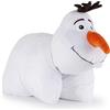 Jay Franco Cuscino Peluche 2 in 1 Disney Olaf Frozen, Multiuso Extra Soffice con Chiusura a Strappo per la Cameretta dei Bambini, Viaggi o Pigiama Party
