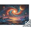 DAFUfbw Starry Scenic Jigsaw Puzzles 1000 Piece Recyclable Galaxy Ocean Puzzle per Elderly Educativo Game Decompressione Ideal per Holiday Blessings Gift 52x38cm/1000pcs