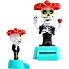 Generico Figurine Danzanti | Ornamento con Testa Oscillante - Decorazione da Davanzale Scheletro Auto Casa Scrivania Postazione Cruscotto