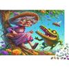 ISVMBMYGRWOw Divertente vecchia signora con mostro Puzzle 1000 Pezzi per Adulti 38x26cm/1000pcs