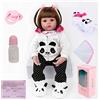 ZIYIUI 19 Pollici 47 CM Bambole Reborn Femmina Realistico Vinile Silicone Morbido Simulazione Bambino Bambole Reborn Femmina Toddler Babies Reborn Baby Doll Regalo di compleanno
