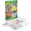 CRAYOLA - Album Attività & Coloring Paw Patrol, 32 pagine da colorare e 7 pennarelli lavabili inclusi, attività creativa per casa o viaggio, 04-6918G