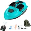 ACROSSPART 600 m, barca da pesca RC, barca con GPS e luce LED e 3 scatole, Angel Nest Boot, telecomando con display LED (blu)