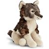 Zappi Co William il Lupo Grigio Peluche Lupo dei Boschi (22cm) - Morbido, Coccoloso, 100% Riciclato - Fedele Compagno del Branco