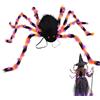 TETSMG Costume da Ragno di Halloween per Bambini e Adulti Con 8 Modalità di Luci - Decorazione, Borsa per Caramelle, Costume Divertente