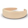 styleBREAKER Cerchietto imbottito donna in similpelle,Beige
