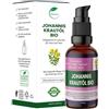 Nakobe Olio biologico di erba di San Giovanni, 100 ml, 100% naturale e freddo, benefico per pelle, muscoli e cura, vegano e senza additivi