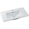 Vente-unique - Lavabo da Incasso rettangolo 101 x 46,5 cm in Ceramica Bianco - MOTIAC