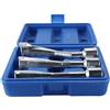 Ausi Set di 3 bussole esagonali doppie aperte - utensile per cavi da 14/17/19 mm + chiave per sonda lambda Crowfoot