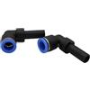 CNCTEC Connettore pneumatico ad angolo 12mm con attacco rapido su attacco rapido IQS 2er Set