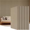 TONOR Pannelli Fonoassorbenti in Legno,120x60-5.76㎡, 8 Pezzi, Quercia | Pannello Decorativi Mdf, Decorazioni Parete Interni, Boiserie Parete per Studio, Stanza, Camera da Letto, tv pareti