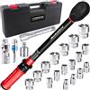 ATsafepro Chiave Dinamometrica 1/2, 20-230 Nm, Set 22 Pezzi