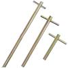 ZZHKVYUMH Chiave triangolare for ascensore - Lunghezza estesa 100 mm/200 mm/300 mm/500 mm - Strumento di accesso durevole for porte di ascensori(2pcsx200mm)
