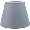 Sinta Paralume Tessuto Coolie Moderno Rilancio Lampada da tavolo E14/E27 Lampada da comodino Lampada da parete Paralume, Ø8.6/22cm,Grigio