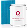 Q-COVER Impregnante Legno 2in1 Azzurro D110 2,5L - Siliconico