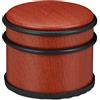 Relaxdays 10x Fermaporta, Blocca Porta Pesanti & Finestre, Acciaio & Gomma, Accessorio per la Casa, ∅ 9,5 cm, Marrone-Rosso