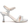 Nero Giardini E513201DE Sandali Donna in Materiale Tecnico - Argento 39 EU