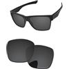 PapaViva Lenti di ricambio per occhiali da sole Oakley TwoFace XL OO9350 da 58 mm, vestibilità precisa, resistenti ai raggi UV e agli urti, Nero tinta unita, TwoFace XL