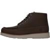 Timberland Pelle Marrone Scuro Stivali BRITTON MILLS MID LACE UP CHUKKA, 5003301403