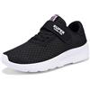 Fulidngzg Scarpe Trekking Bambino Ragazzo Ragazza 28-40 EU con Ammortizzata e Rete Traspiranti, Strappo Chiusura Sneaker Slip On Comodi Casual Leggeri da Ginnastica Basket per Montagna Tennis,Black,40