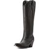 Ariat Casanova - Stivali casual da donna ricamati, con cerniera, tacco medio alto al ginocchio, 5-7,6 cm, colore: marrone