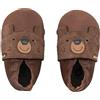 Bobux Papa Bear 1030-163 - Scarpe per gattonare in pelle, Marrone Orso Toffee, 22/23 EU
