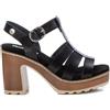 REFRESH - Sandalo con fibbia da donna, colore: nero, taglia: 37, Nero , 38 EU, 171878