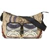 Gattinoni Borsa Hobo Maya con Classic e Finitura in Pelle - da Donna - in Tessuto tecnico stampato - Stampa Planetarium - Multi colore, Taglia Unica