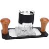 BRRNOO Base per Router per Legno con Coperchio Trasparente Multifunzionale