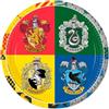 Procos 93451 - Set di 8 piatti da festa Harry Potter, 23 cm, in carta usa e getta, per compleanno dei bambini, set di stoviglie per feste, FSC® Mix