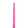 Cereria Di Giorgio - 3 Candele Tortiglione - Ø 2.2 cm h. 21 cm - Fucsia