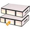 Cozary Contenitore Sottoletto 2 pezzi, 35L Scatole per Vestiti 60×45×13cm