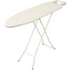 JATA Hogar HPLA8126 - Asse da stiro pieghevole, 110 x 32 cm, altezza regolabile fino a 92 cm, rivestimento 100% cotone, poggiasse XL, piedini antiscivolo, asse da stiro resistente