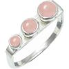 SILVERTROVE in Anello placcato argento con Quarzo rosa pietra preziosa per uomo e donna gioielli fatti a mano di tutte le taglie CRG1265BX_57 (18.1)
