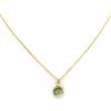 Miracles Minéraux Collana con ciondolo in pietra naturale con catena e chiusura in acciaio inossidabile dorato, 50 cm | Eleganza, senza tempo | benessere quotidiano, Taglia unica, Placcato oro, pietra