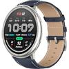 Niboow 20mm Pelle Cinturino per Amazfit T-Rex 3 Pro 44mm/Cheetah 2 Pro | per Amazfit Active 3 Premium/Active 2/GTR Mini/GTS 4 Mini, Con Fibbia in Acciaio Inossidabile Morbida Pelle Cinturini