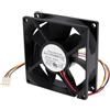ECSiNG Ventola di Raffreddamento 80 mm 4 Pin pwm Compatibile con PVA080G12Q 12 v 0,65 a 80 x 80 x 25 mm per Case Desktop Server