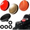 WANTUSHUI Pulsante di scatto per fotocamera, pulsante di scatto concavo in rame, compatibile con Leica M1-9, pulsante di scatto per Fujifilm X-PRO1 X-T3 X-E2S X-T10 X-T20 X-T30 X100S