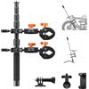 K&F CONCEPT Supporto Moto Action Cam con Asta Selfie Invisibile 43 | Compatibile con morsetto per Insta360, GoPro, DJI Osmo Action e action cam sportive -MS71
