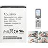 Aousavo DBS-1350A DBX-1350A batteria di ricambio compatibile con Doro 7050,Doro 7060,Doro 7070 1ICP6/39/50 Doro 7030,Doro 7031,Doro 7080