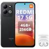 XIAOMI REDMI 17 5G Smartphone 4G+256GB,Helio G91-Ultra processore,display da 6,9 120Hz,Batteria da 7500mAh,Doppia fotocamera posteriore 50MP,Nero,incluso cuffie smart incluse Bianco