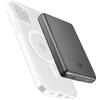 Cellularline - Powerbank MAG LITE 10000 - Caricabatterie portatile Wireless da 10000mAh - Tecnologia Mag Safe - Carica wireless 7.5W - Grigio